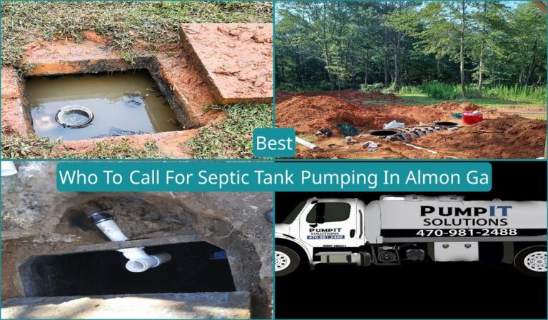 Who To Call For Septic Tank Pumping In Almon, GA