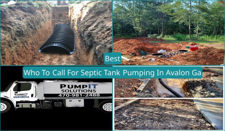 Best Who To Call For Septic Tank Pumping In Avalon, GA