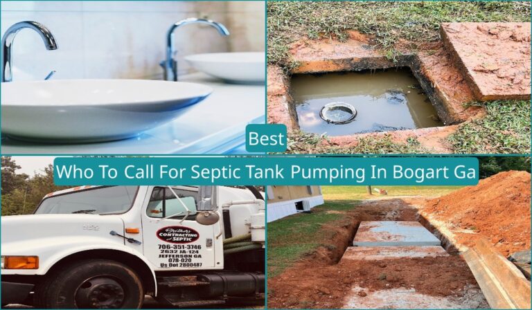 Who To Call For Septic Tank Pumping In Bogart, GA