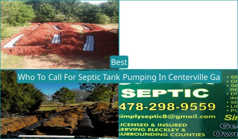 Who To Call For Septic Tank Pumping In Centerville, GA