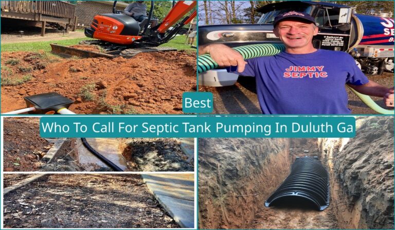 Who To Call For Septic Tank Pumping In Duluth, GA