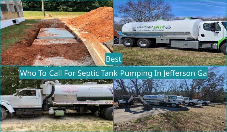 Who To Call For Septic Tank Pumping In Jefferson, GA