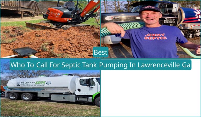 Who To Call For Septic Tank Pumping In Lawrenceville, GA