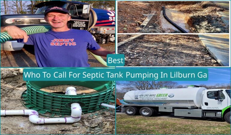 Who To Call For Septic Tank Pumping In Lilburn, GA