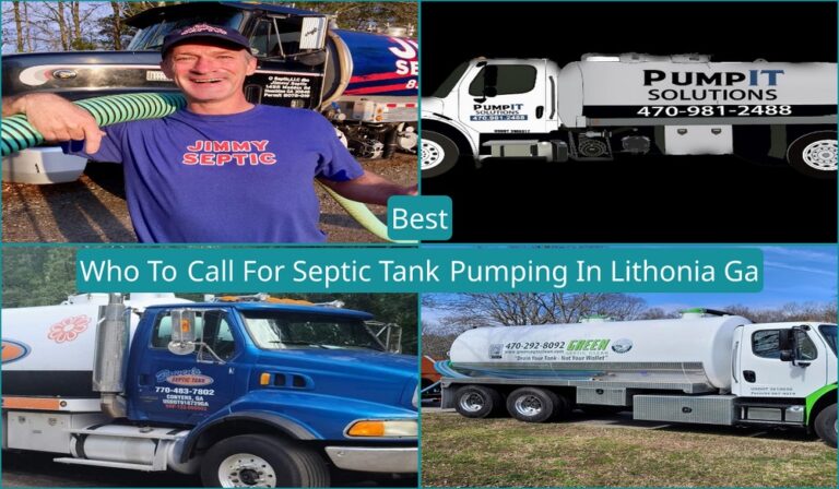 Who To Call For Septic Tank Pumping In Lithonia, GA