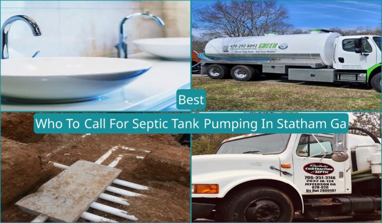 Who To Call For Septic Tank Pumping In Statham, GA