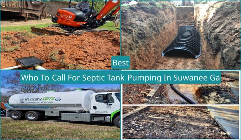 Who To Call For Septic Tank Pumping In Suwanee, GA