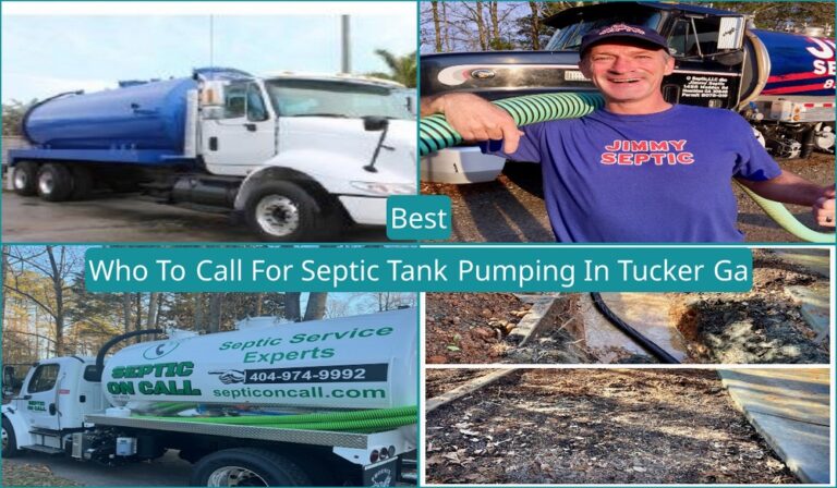 Who To Call For Septic Tank Pumping In Tucker, GA