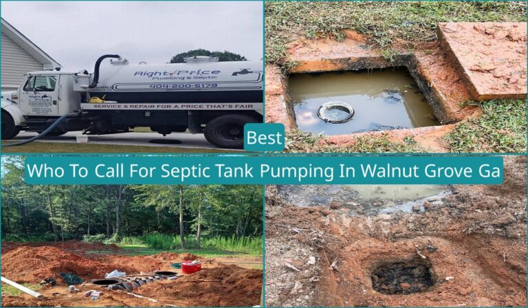 Who To Call For Septic Tank Pumping In Walnut Grove, GA