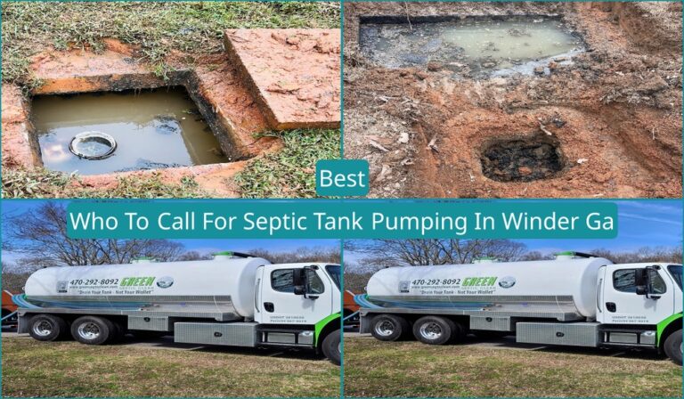 Who To Call For Septic Tank Pumping In Winder Ga